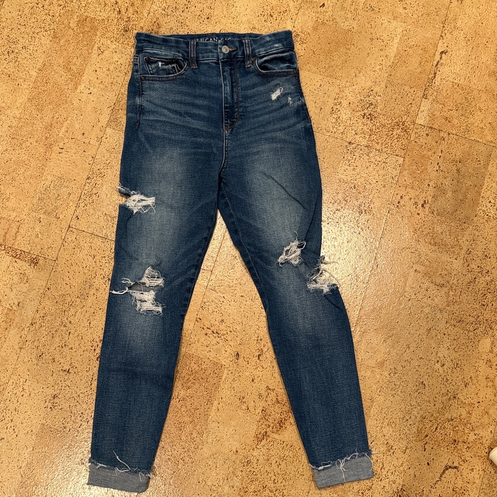 American Eagle Outfitters Super Stretch Denim Curvy super hi rise jegging